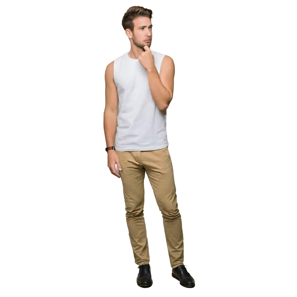 White-Sleeveless-TShirt-PNG-Image-for-Versatile-Digital-Use