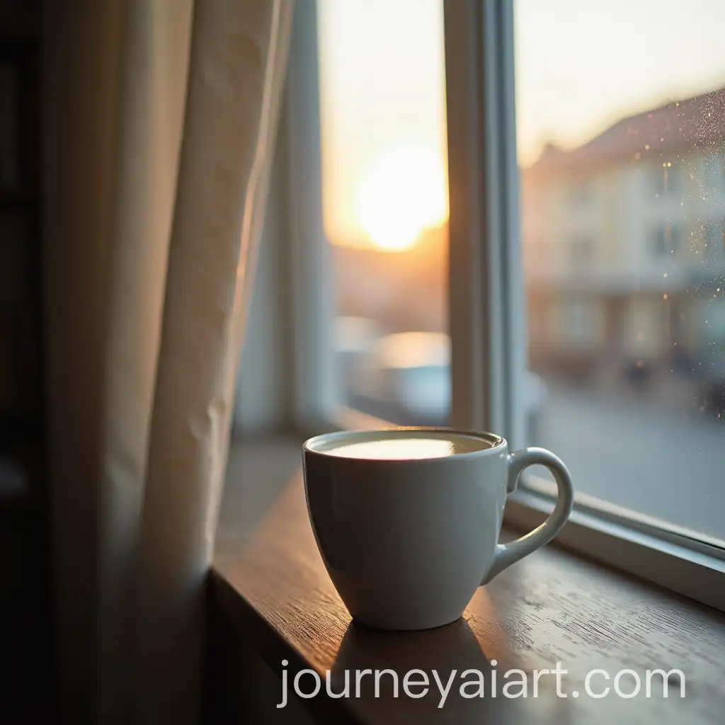 Cozy-Coffee-Mug-on-a-Windowsill-with-Morning-Light