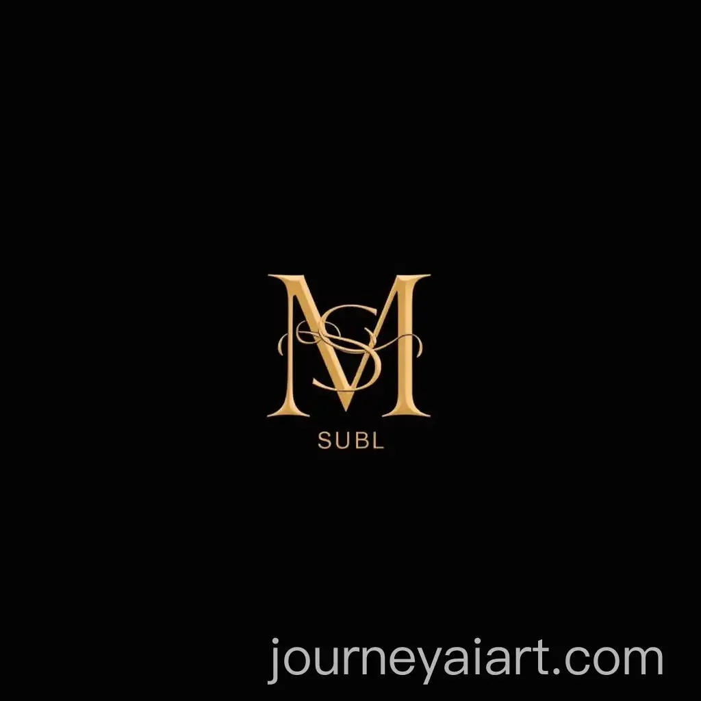 Luxurious-ShubMarket-Logo-Design-with-Interlocking-S-and-M-in-Gold-and-Black