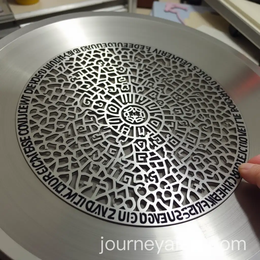 Round-Stainless-Steel-Grid-withAI-Image-Prompt-Expansion-Engraved-Inscriptions