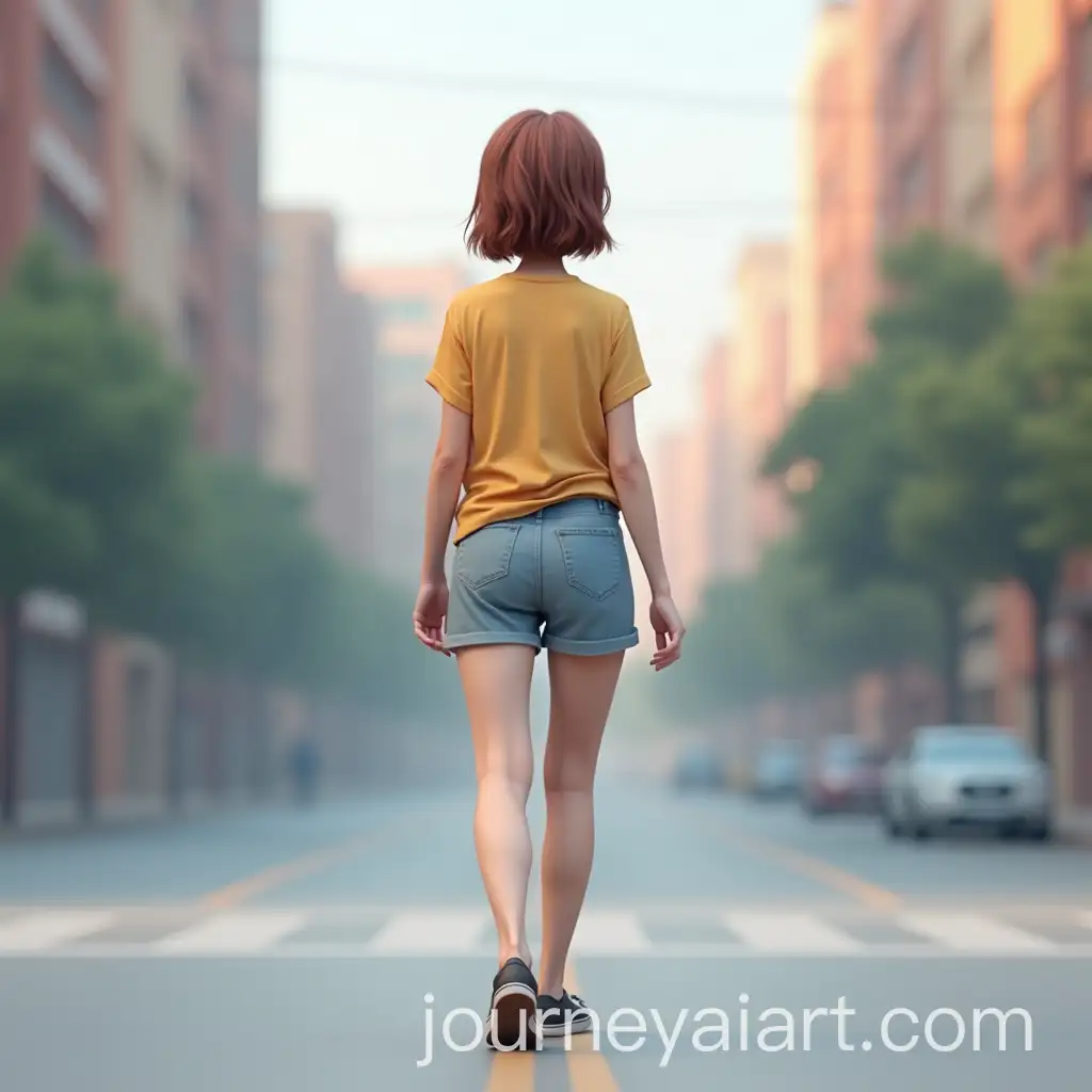 Woman-Walking-on-Street-Transparent-Background