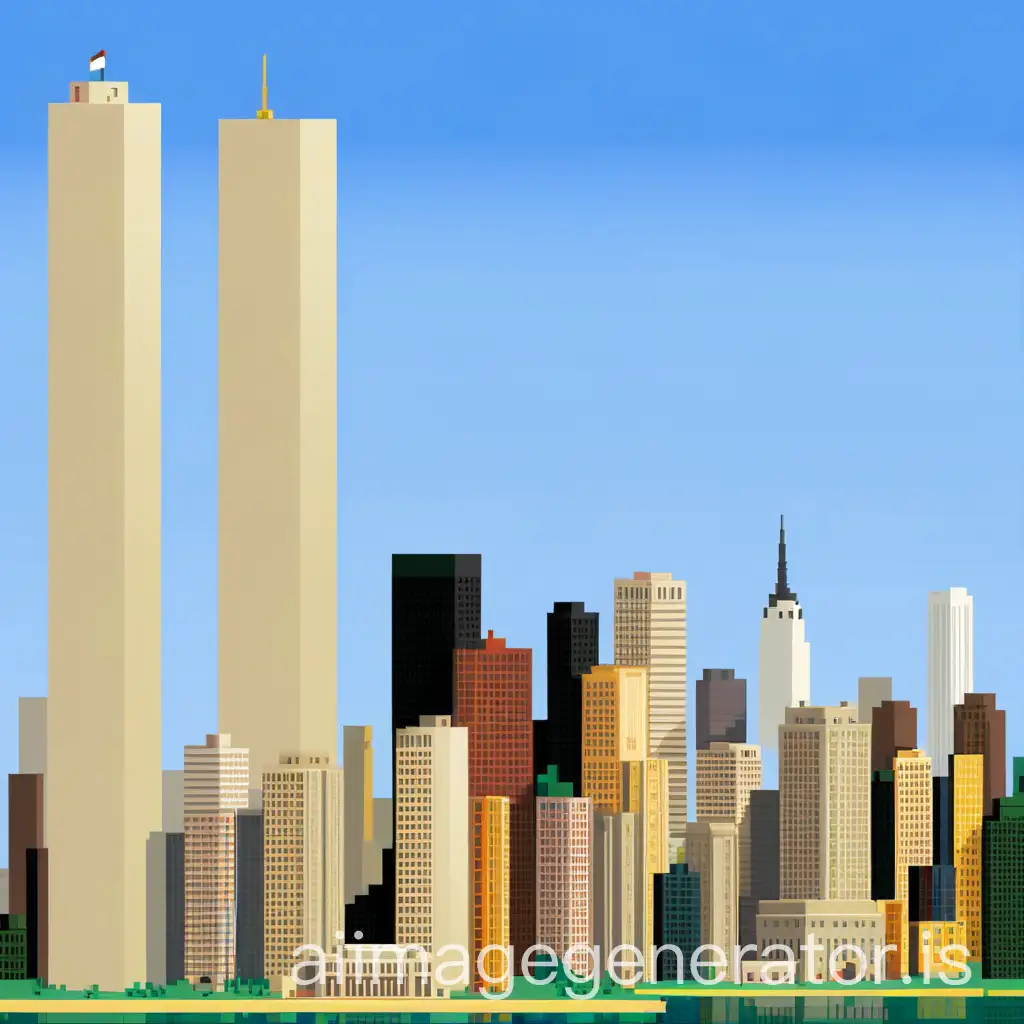 pixel art of the attached picture, simplified with big pixels