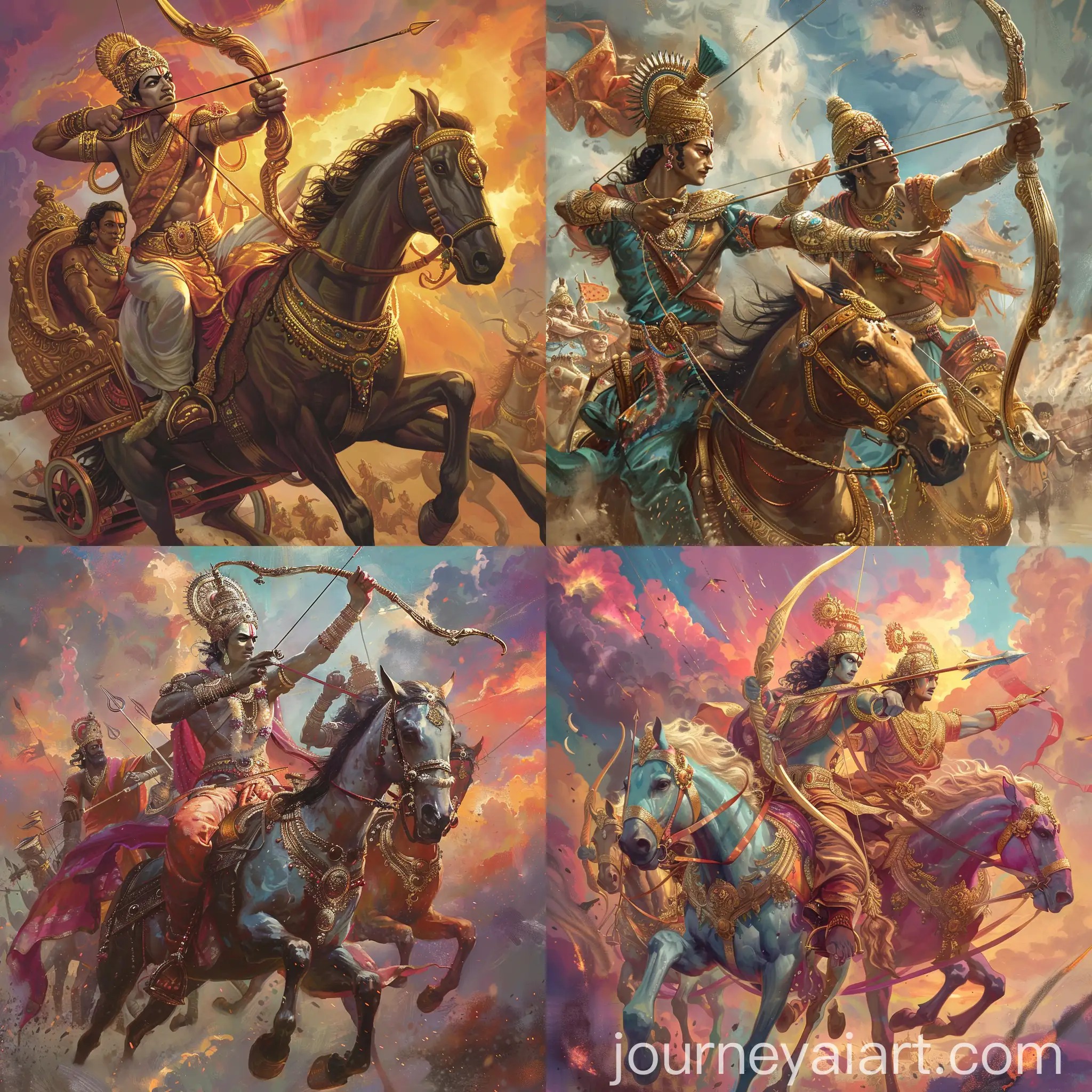 Epic-Illustration-of-Arjuna-and-Krishna-in-Battle-Scene