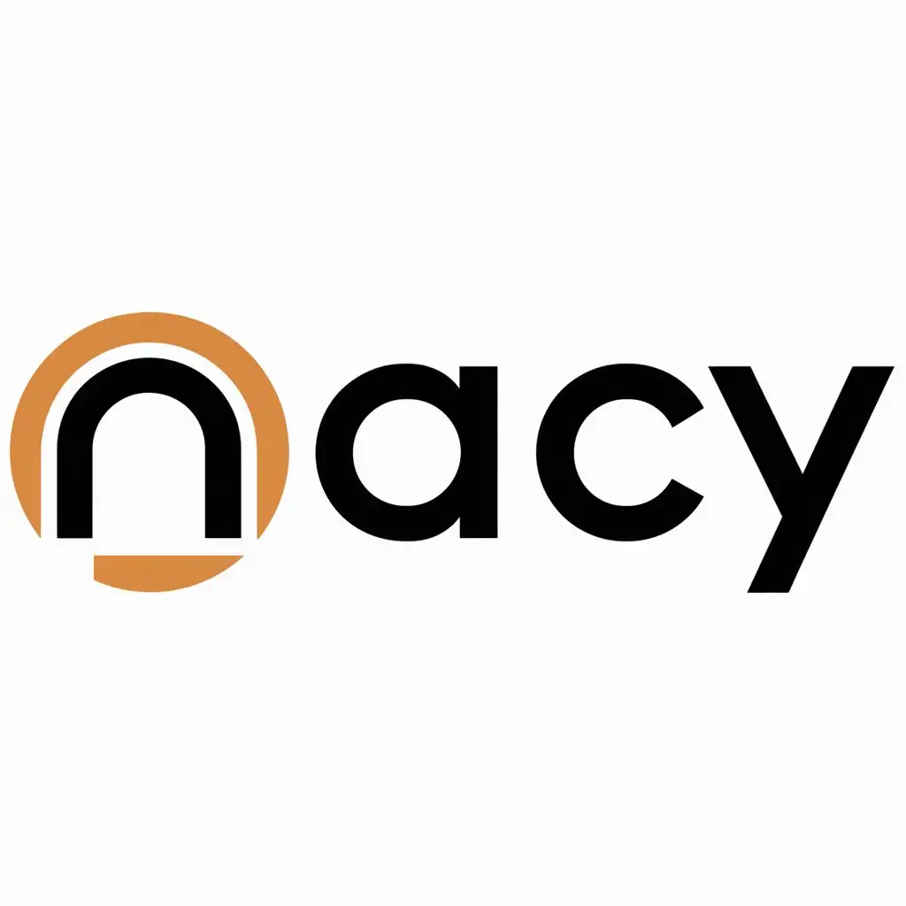 a logo design,with the text "Nacy", main symbol:N,Moderate,be used in Internet industry,clear background