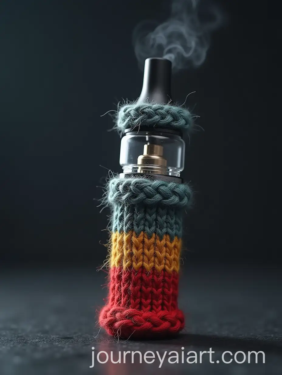Creative-Yarn-Knitted-Electronic-Cigarette-HighResolution-Artwork