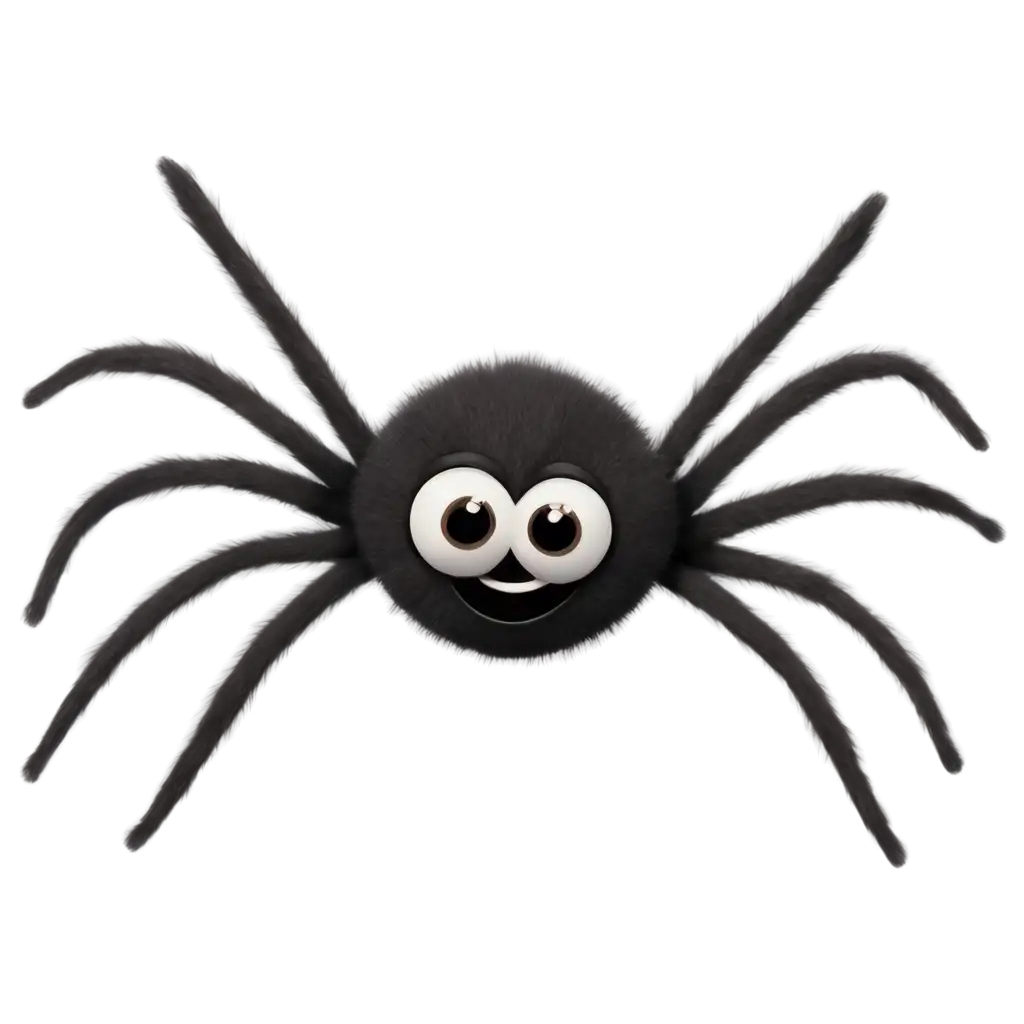 Smiling-Spider-PNG-DisneyInspired-Cute-Character-with-Bright-Eyes