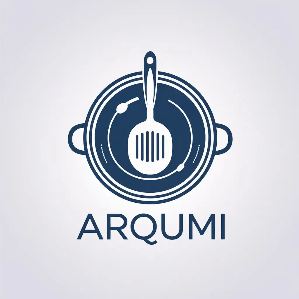 LOGO Design for Arqumi Minimalistic Home Kitchen Products with Clear Background for Restaurant Industry