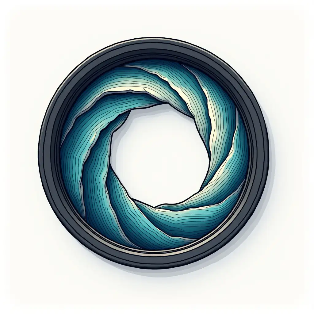 Illustrated-Logo-with-Barreling-Tube-Wave-Inside-Camera-Lens-Design