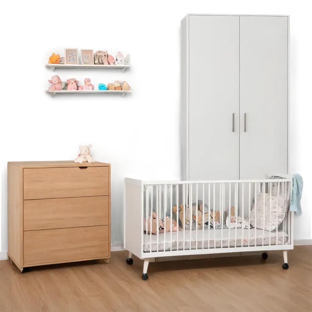 Stylish-Baby-Room-Interior-PNG-Crib-Closet-and-Toys-on-Wooden-Floor