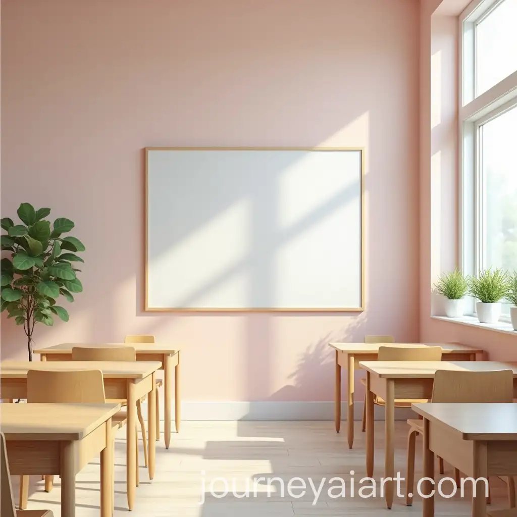 Calm-Classroom-with-PastelColored-Walls