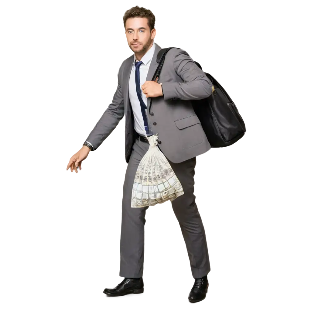 HighQuality-PNG-Image-of-a-Person-Carrying-Money-Targeted-by-a-Criminal