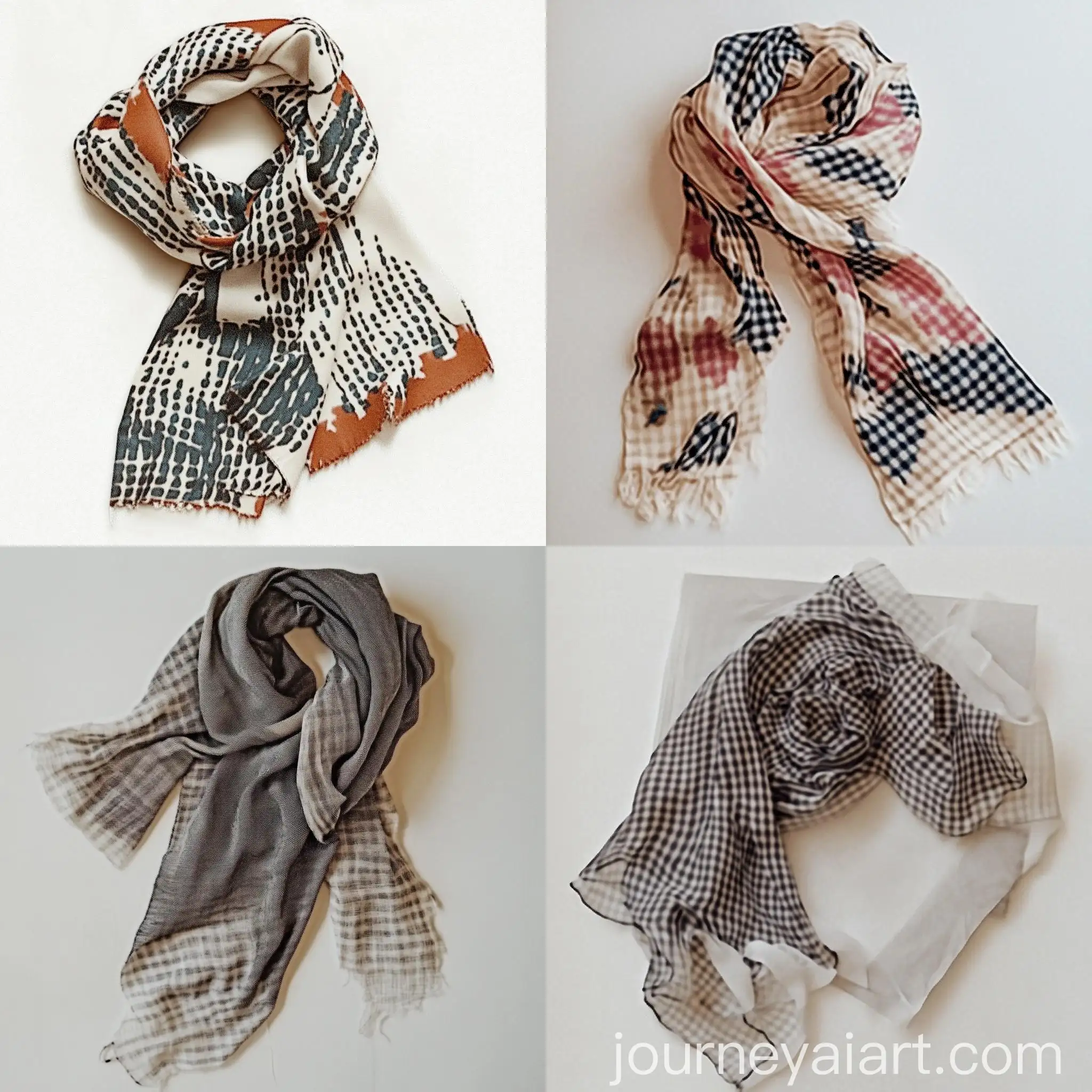 Elegant-White-Scarf-on-Clean-Background