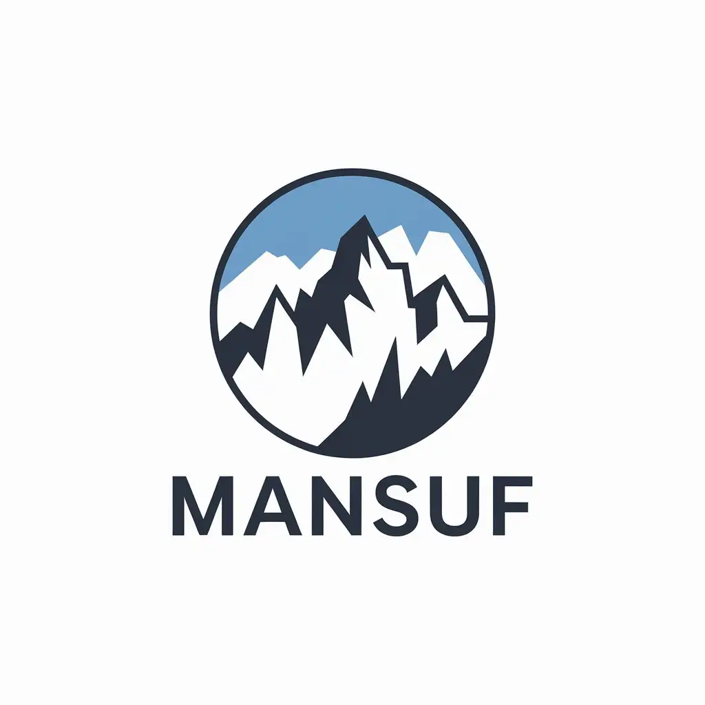 LOGO Design for MANSUF Minimalist Vector Logo with NatureInspired Symbolism for Medical Dental Industry