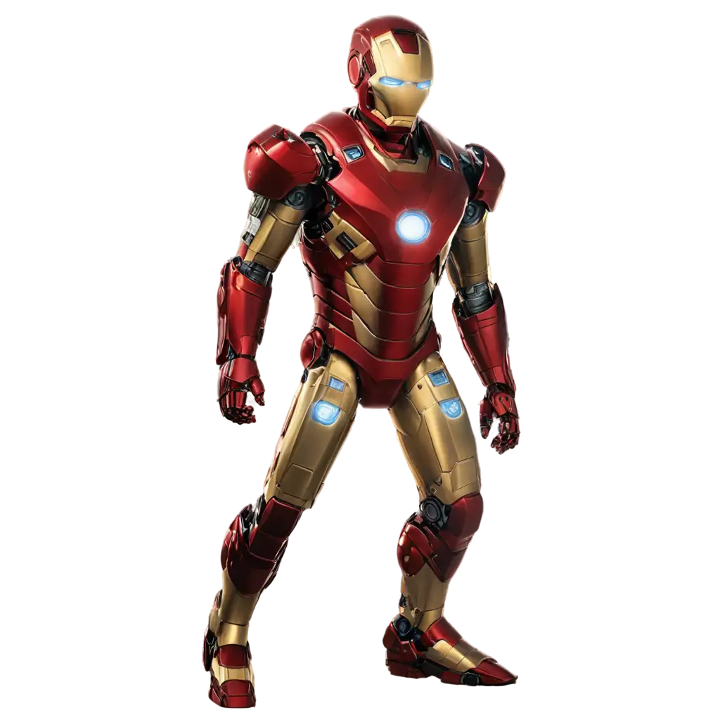 Ironman-PNG-Image-Powerful-Superhero-Illustration-for-Digital-Art-Projects