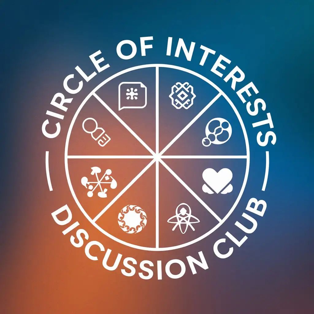 Professional Logo Design for the Discussion Club Circle of Interests