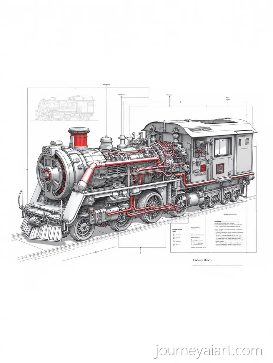 Detailed-DieselElectric-Locomotive-Motor-System-Technical-Diagram-with-Wiring-and-Cooling-Components