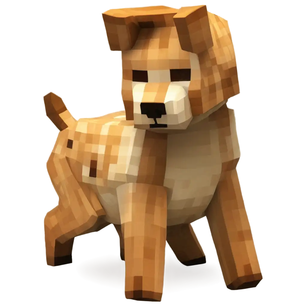 PNG-Image-of-Cat-and-Dog-Eating-in-Minecraft-Environment