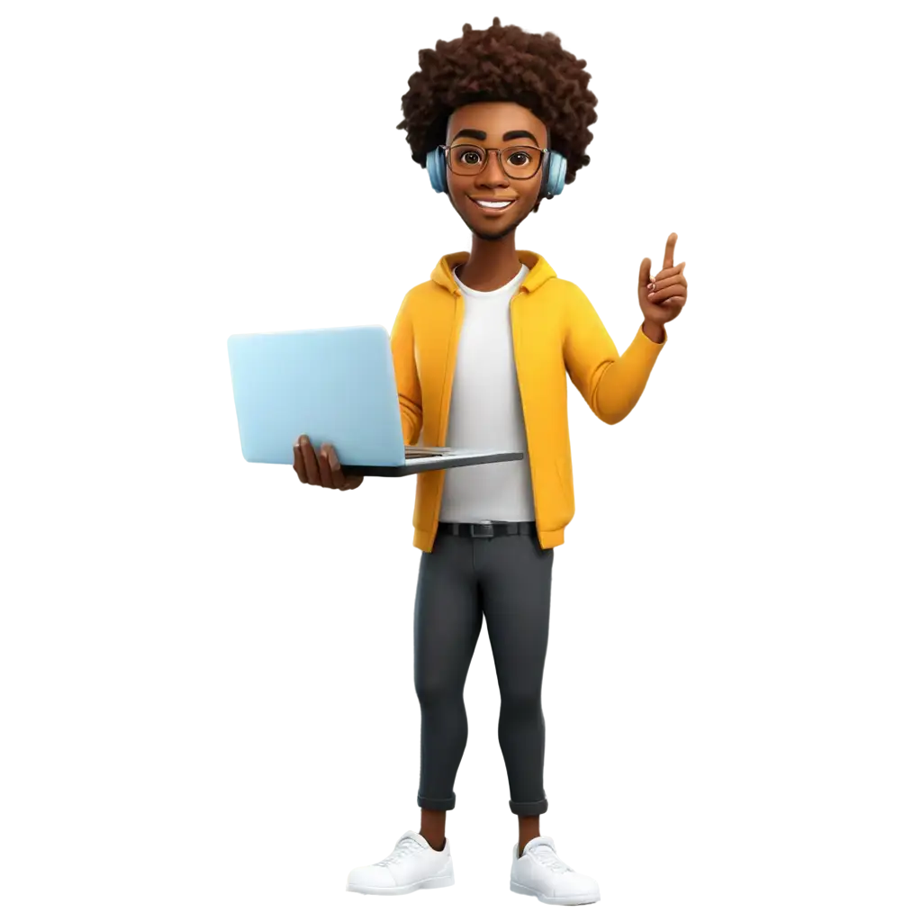 HighQuality-PNG-Image-of-Black-Young-Male-Software-Developer-with-Afro-Hair