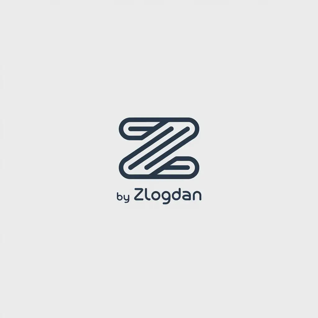 LOGO Design For Zlogdan Minimalistic Vector Logo with by Zlogdan Text