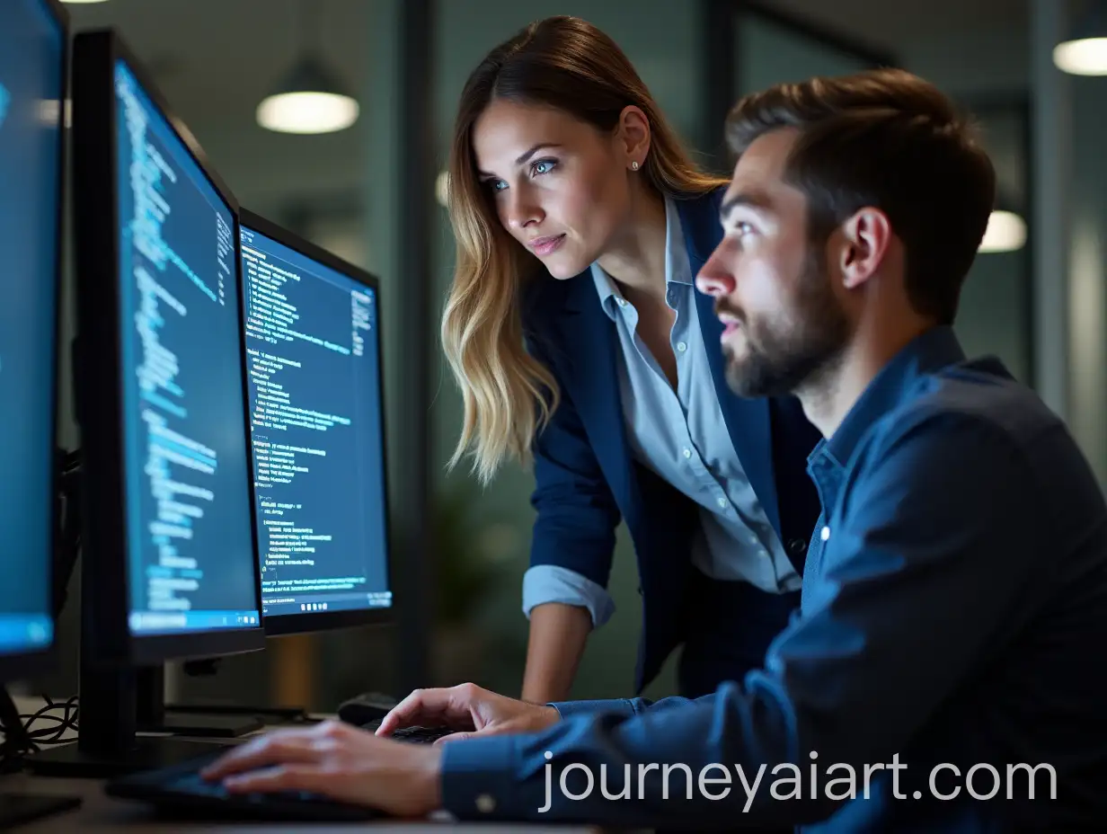 Male-and-Female-Programmers-Collaborating-in-Office-Setting