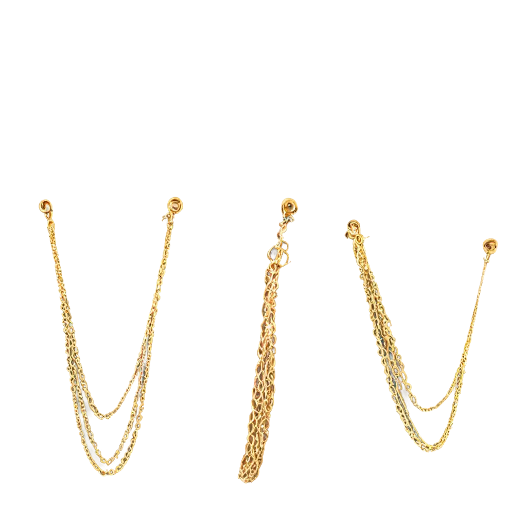 Stunning-Golden-Earrings-Designs-HighQuality-PNG-for-Versatile-Applications