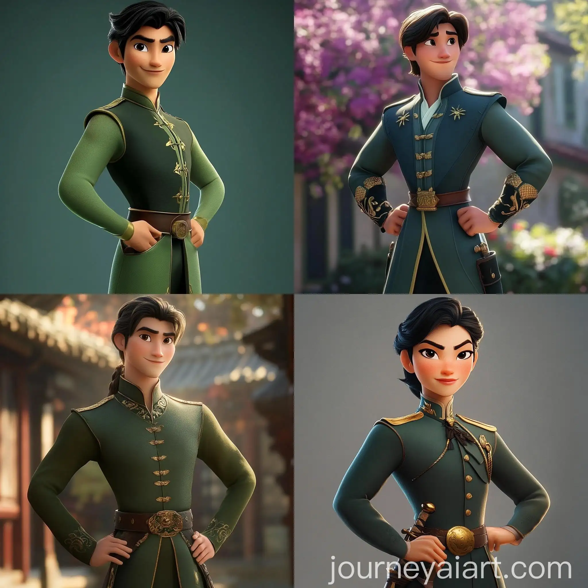 Fantasy-Warrior-Princess-with-Elegant-Military-Attire-and-Charismatic-Smile