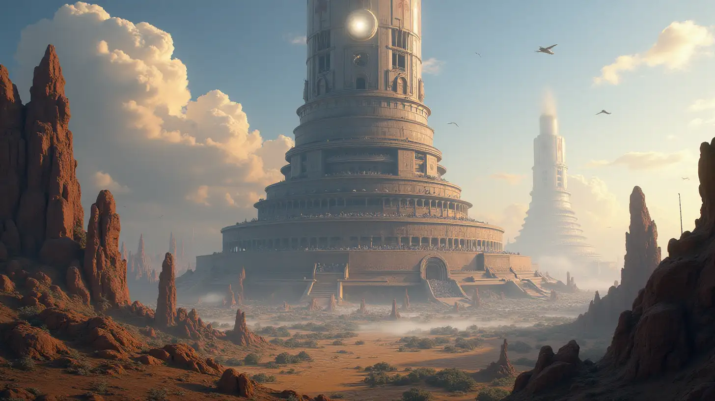 Futuristic Interpretation of the Tower of Babel