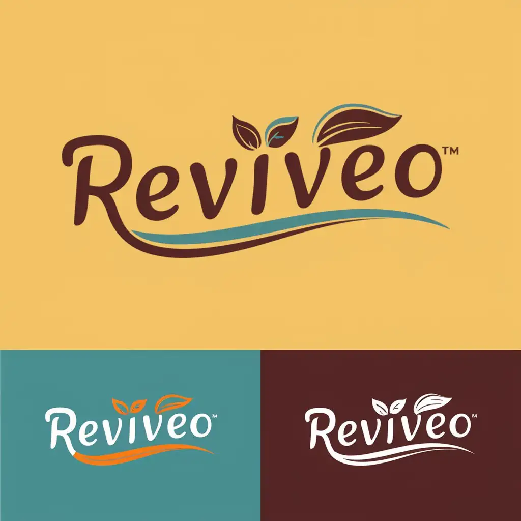 LOGO Design For Reviveo Realistic Supplement Logo in Vibrant Colors