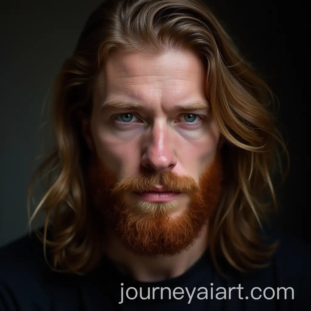 Handsome-Man-with-Long-DarkBlond-Hair-and-Piercing-Blue-Eyes