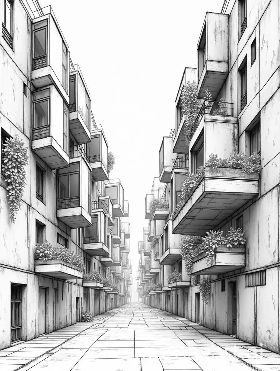 Futuristic-EcoFriendly-Back-Alley-Design-in-Black-and-White