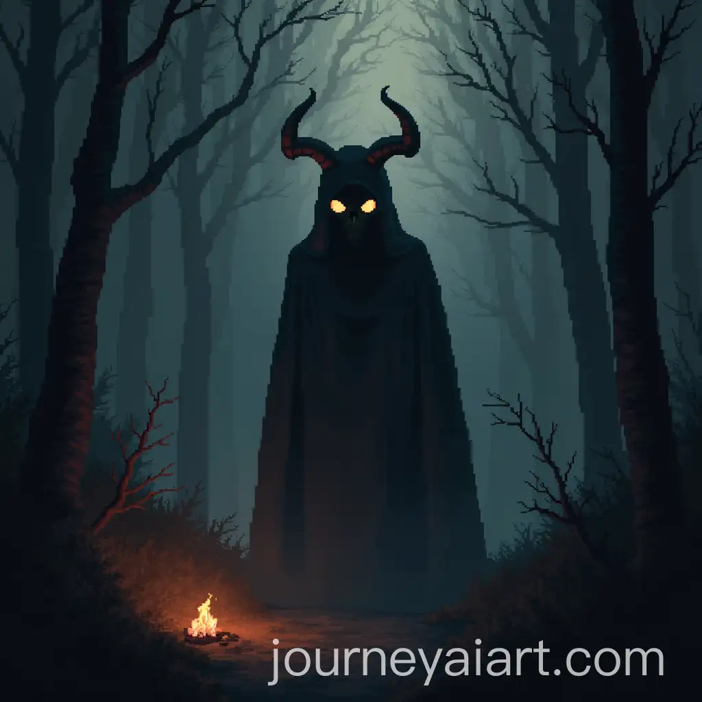 Dark-Fantasy-Video-Game-Scene-in-LowPoly-Retro-Style