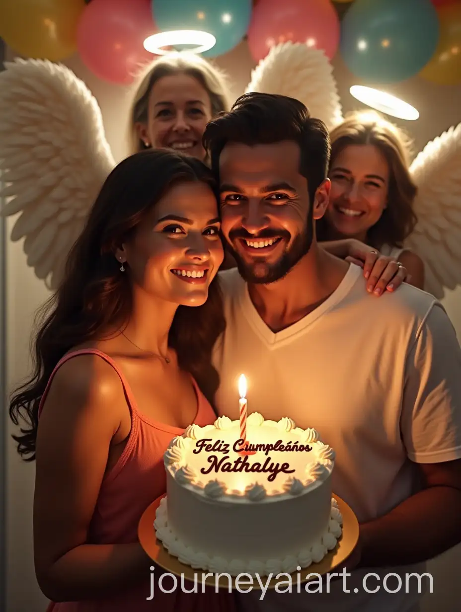 Birthday-Celebration-with-Angels-and-Colorful-Decorations