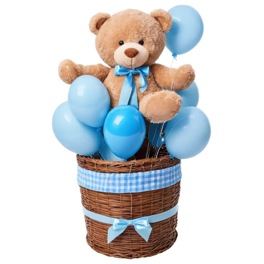 Adorable-Blue-Teddy-Bear-in-a-Balloon-Basket-PNG-Perfect-for-HighQuality-Image-Applications