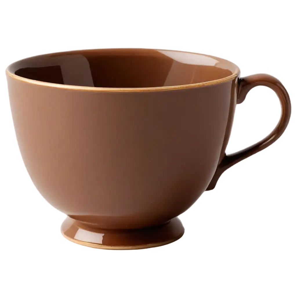 Brown-Tea-Cup-PNG-Image-HighQuality-Transparent-Image-for-Versatile-Use