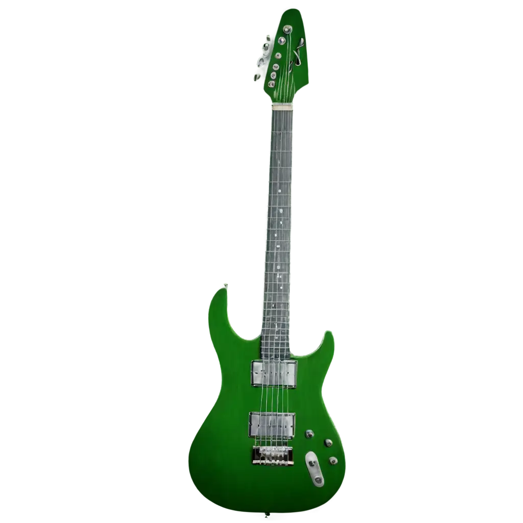 Electric-Green-Guitar-PNG-Image-Vibrant-and-HighQuality-Musical-Artwork