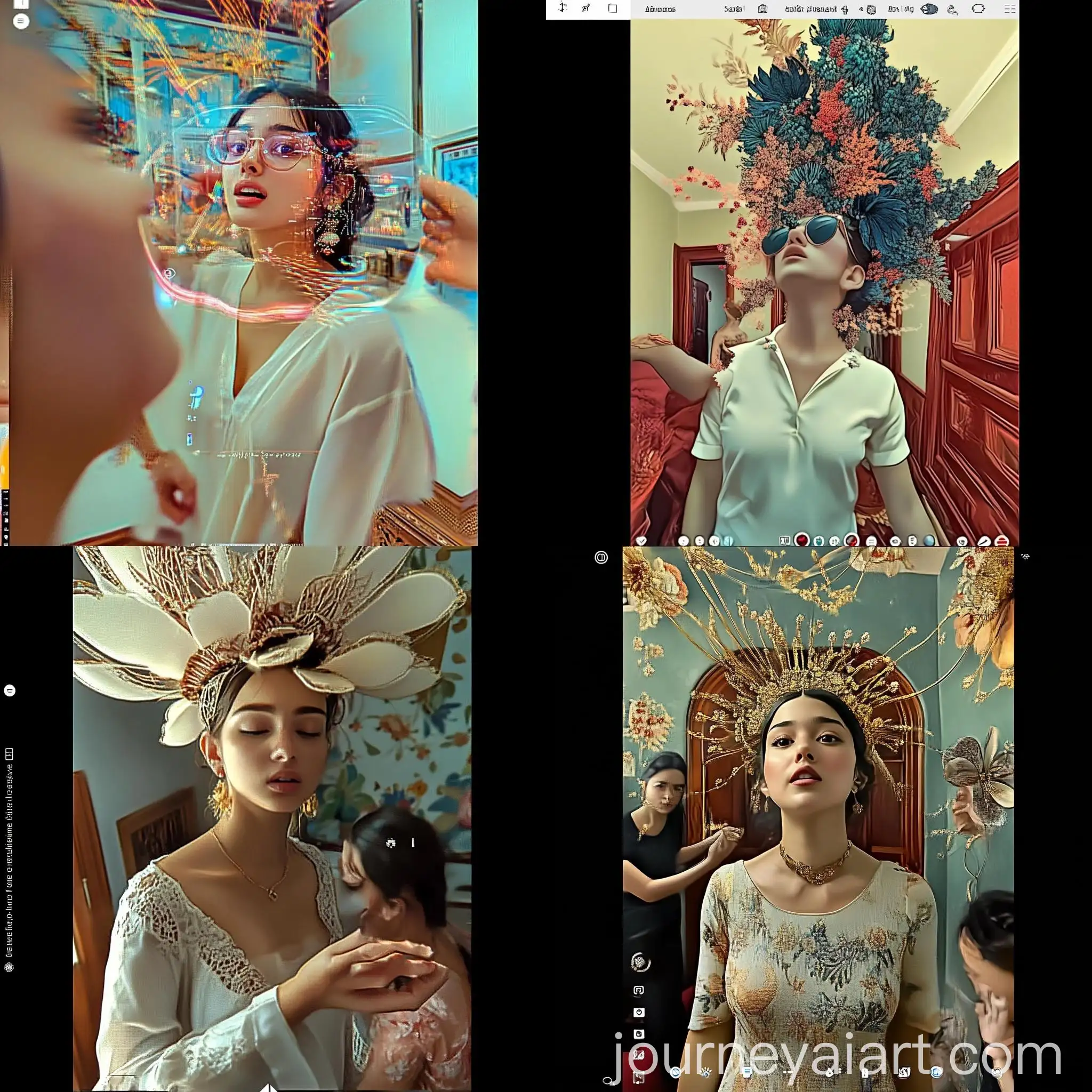 Colorful-Abstract-Painting-with-Swirling-Patterns-and-Bright-Hues