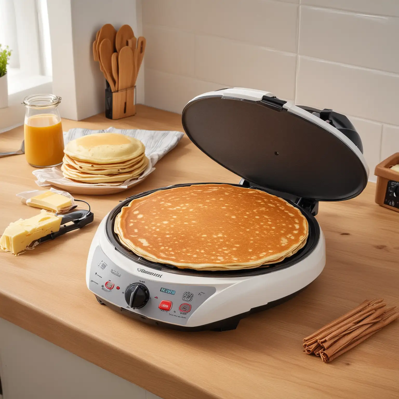 Electric-Pancake-Maker-in-the-Kitchen