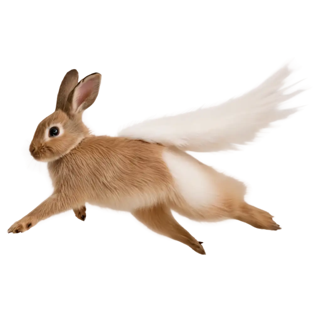 Flying-Rabbit-PNG-Image-HighQuality-Transparent-Artwork-for-Various-Uses