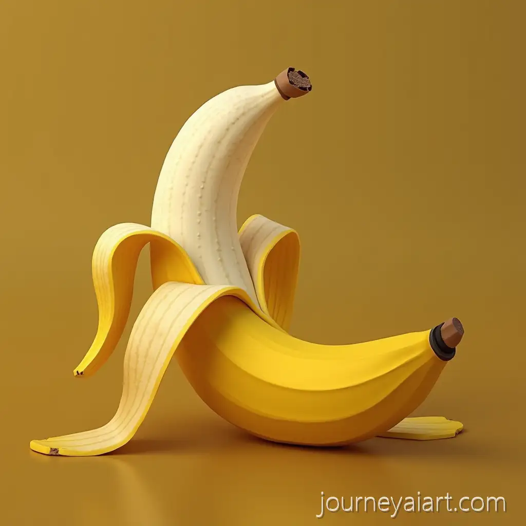 Whimsical-Scene-of-a-Character-Eating-a-Banana
