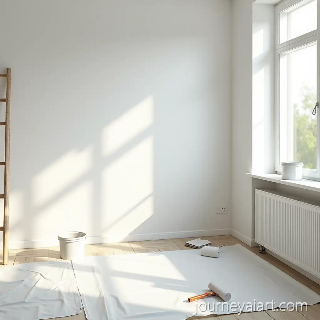 Photorealistic-Room-Under-Renovation-with-Painting-Supplies-and-Soft-Daylight