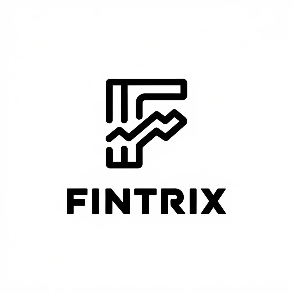 LOGO Design for FINTRIX Vector Design with Finance and Business Consulting Theme