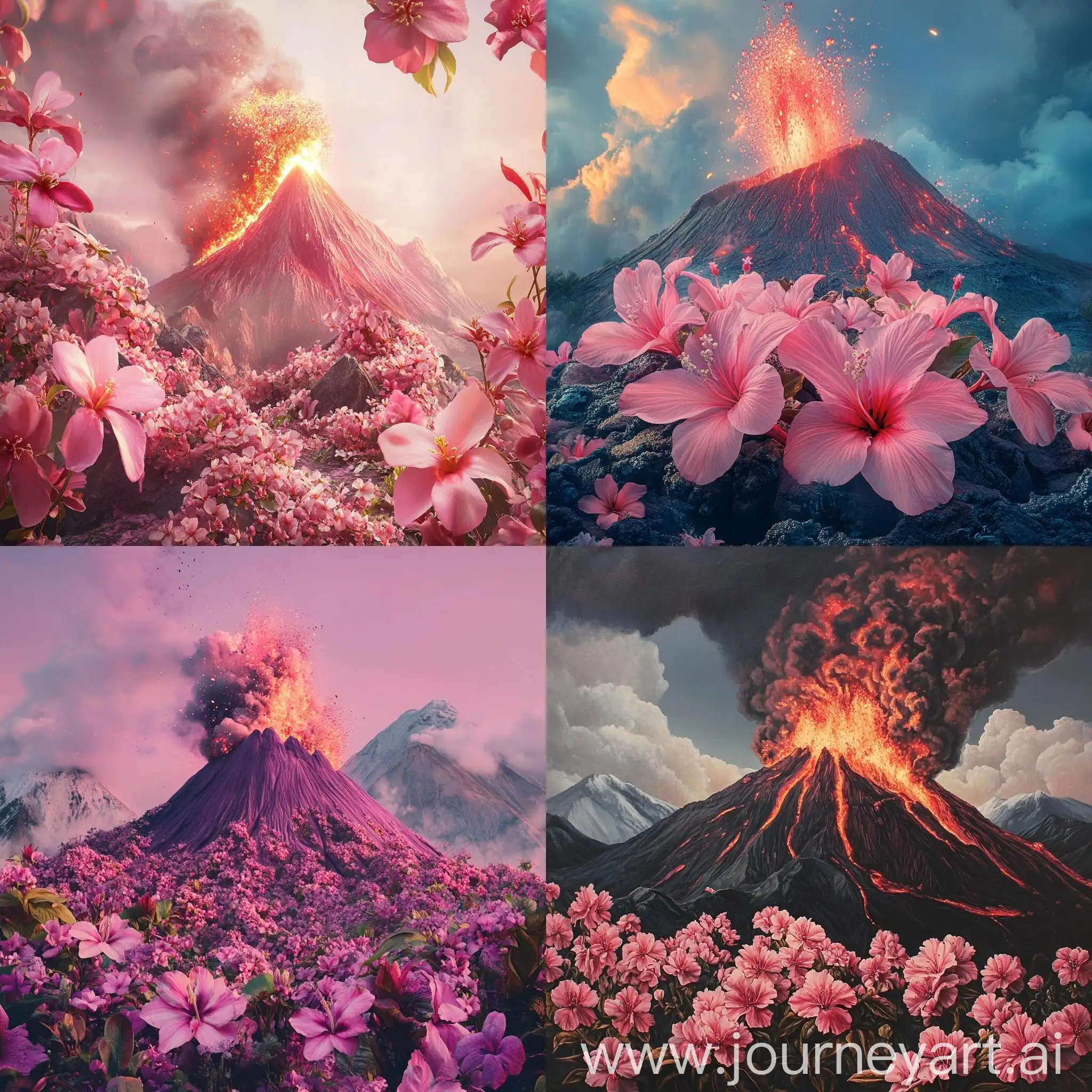 Volcano-Erupting-Pink-Flowers