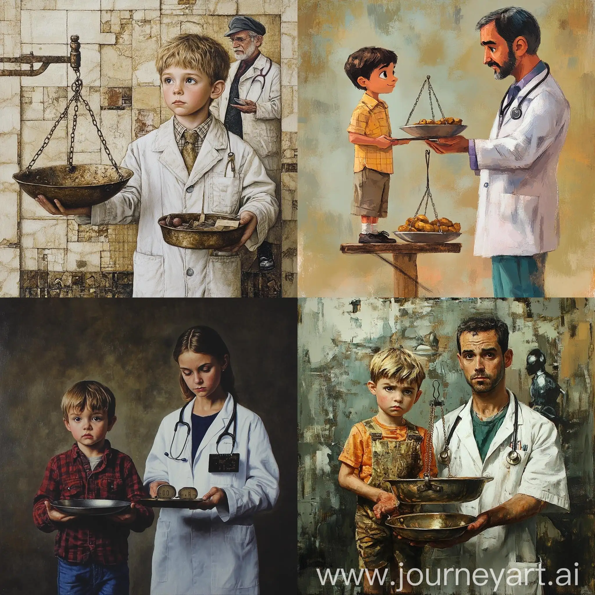 Child-Holding-Scales-with-Trainer-and-Doctor-Figures