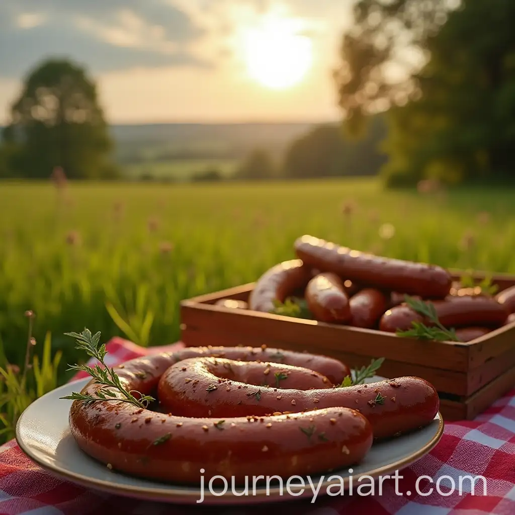 Picnic-with-Sausages-on-a-Beautiful-CountrysideAI-Art-Prompt-Expansion-Day