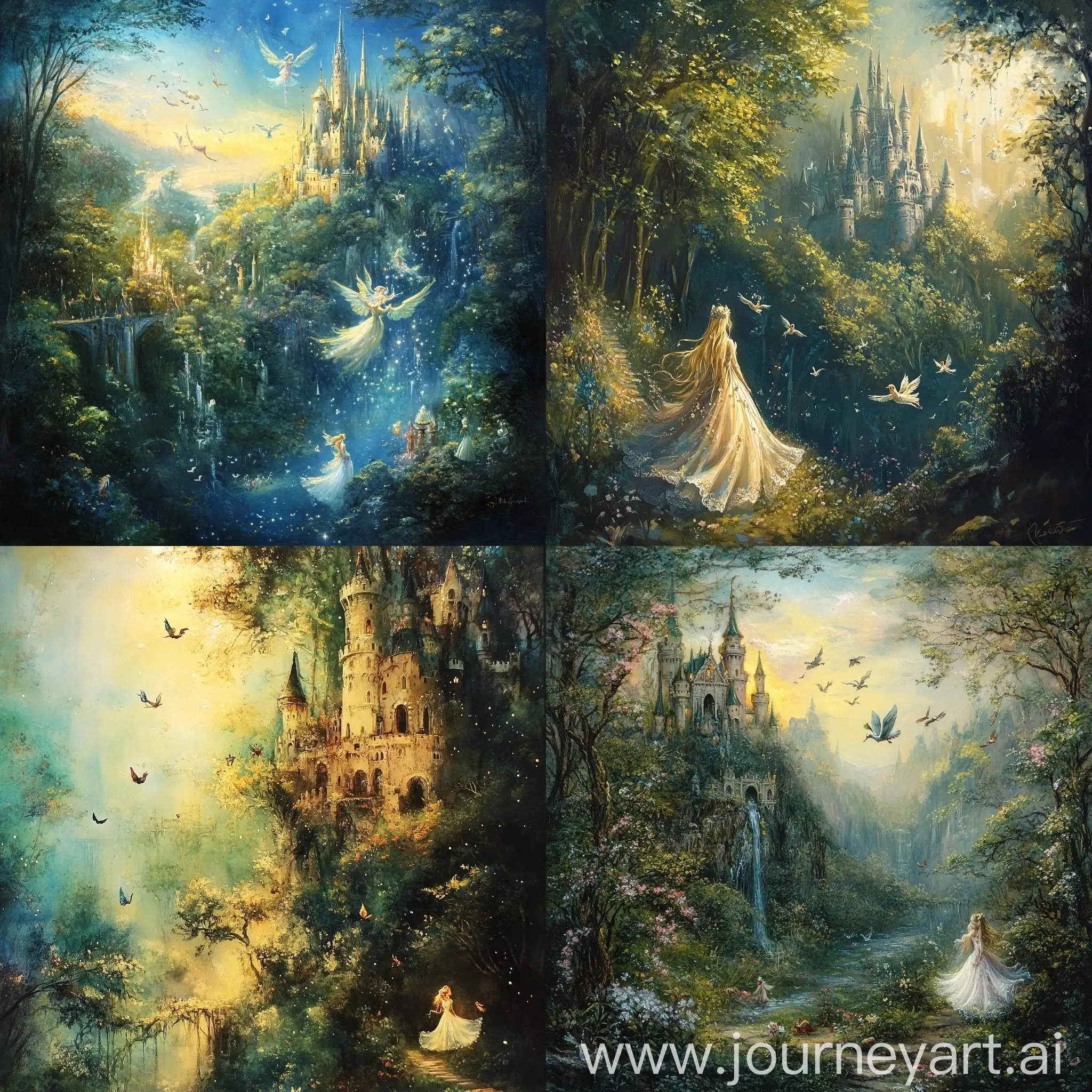 Enchanted-Fairy-Tale-Forest-with-Castle-and-Princess