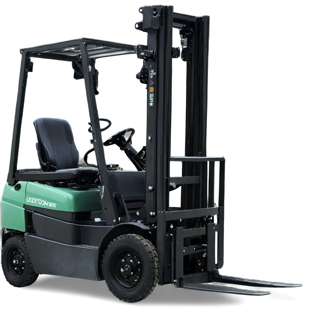 Electric-Forklift-PNG-Image-HighQuality-Illustration-of-Modern-Warehouse-Equipment