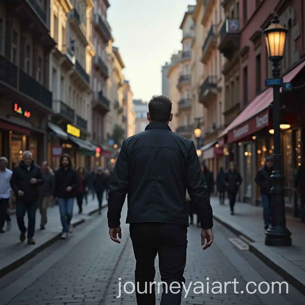 Man-Walking-in-the-Street-on-a-Busy-Urban-Day
