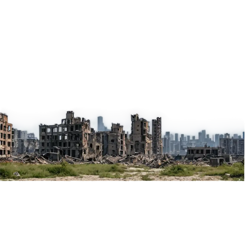 Apocalyptic-City-Line-Ruins-PNG-HighResolution-Background-for-Creative-Projects