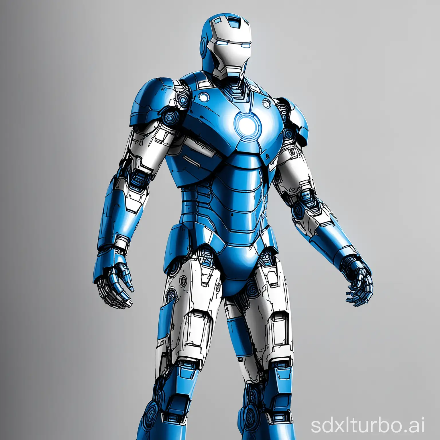 Futuristic-Blue-and-White-Iron-Man-Suit-in-Action