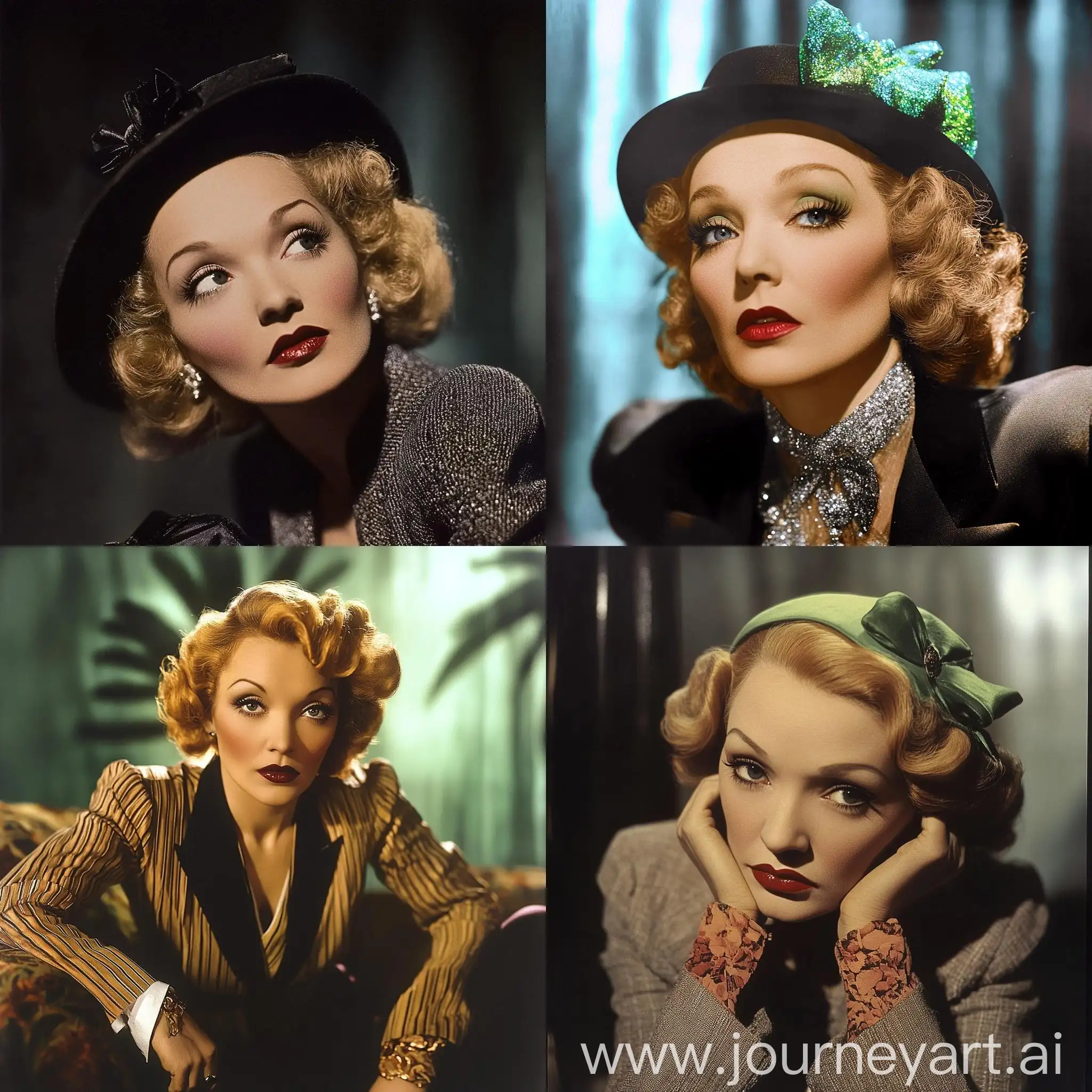 Young-Marlene-Dietrich-in-Androgynous-1930s-Fashion-Color-Photography-from-1935